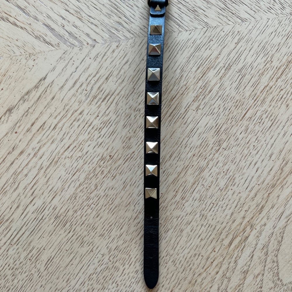 Valentino Rockstud Leather Bracelet - Picture 9 of 10